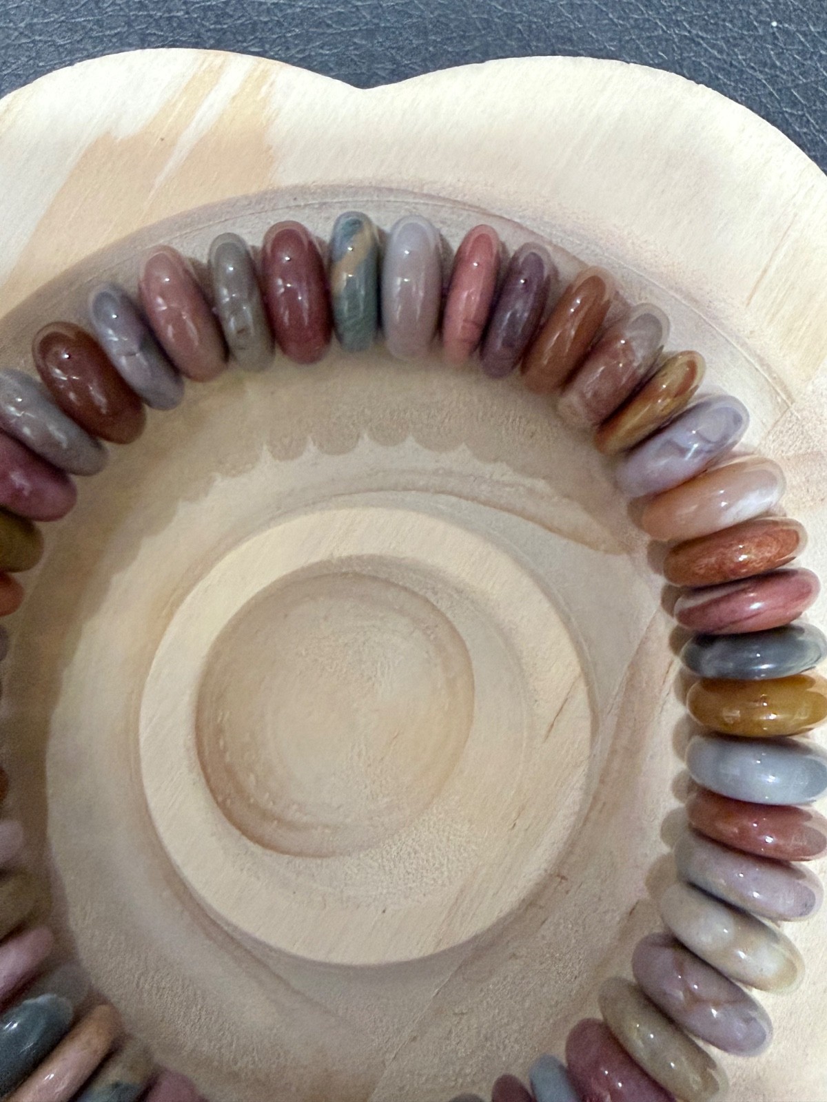Stunning Stone Alashan Candy Rondell Bracelet – Elastic – see Video!!