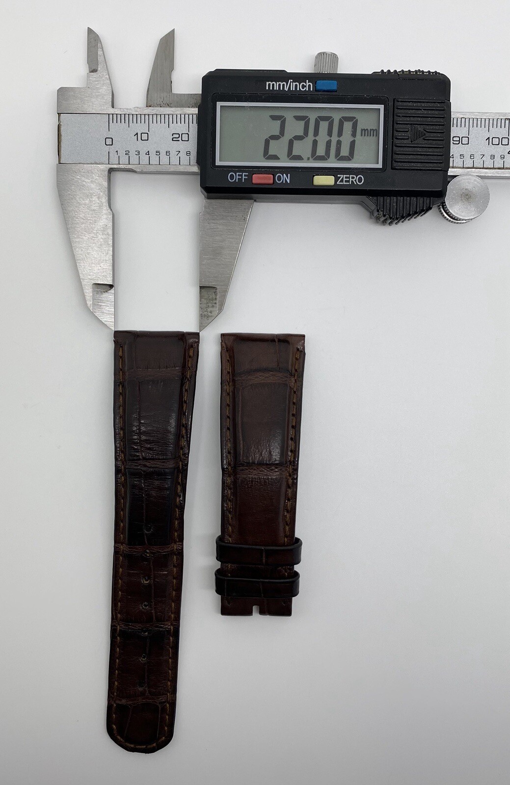 Authentic A. Lange & Sohne 22mm x 18mm Brown Alligator Watch Strap Band OEM