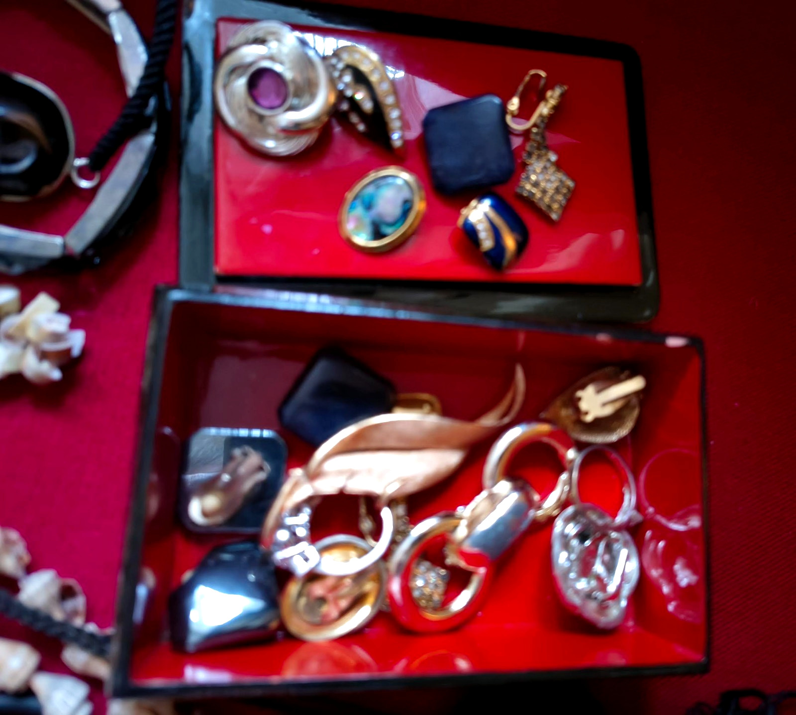 Box of jewelry for all ages. Vintage & contemporary. Branded, artisan, & more.