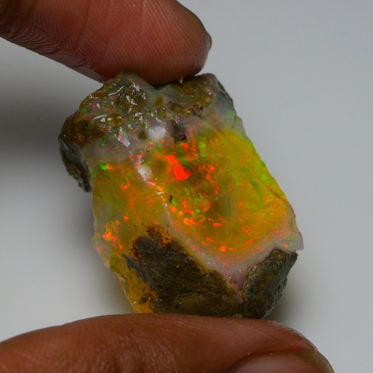 Opal Rough 48.45 Ct Natural Ethiopian Raw, Crystal Opal Specimen, Opal Gemstone
