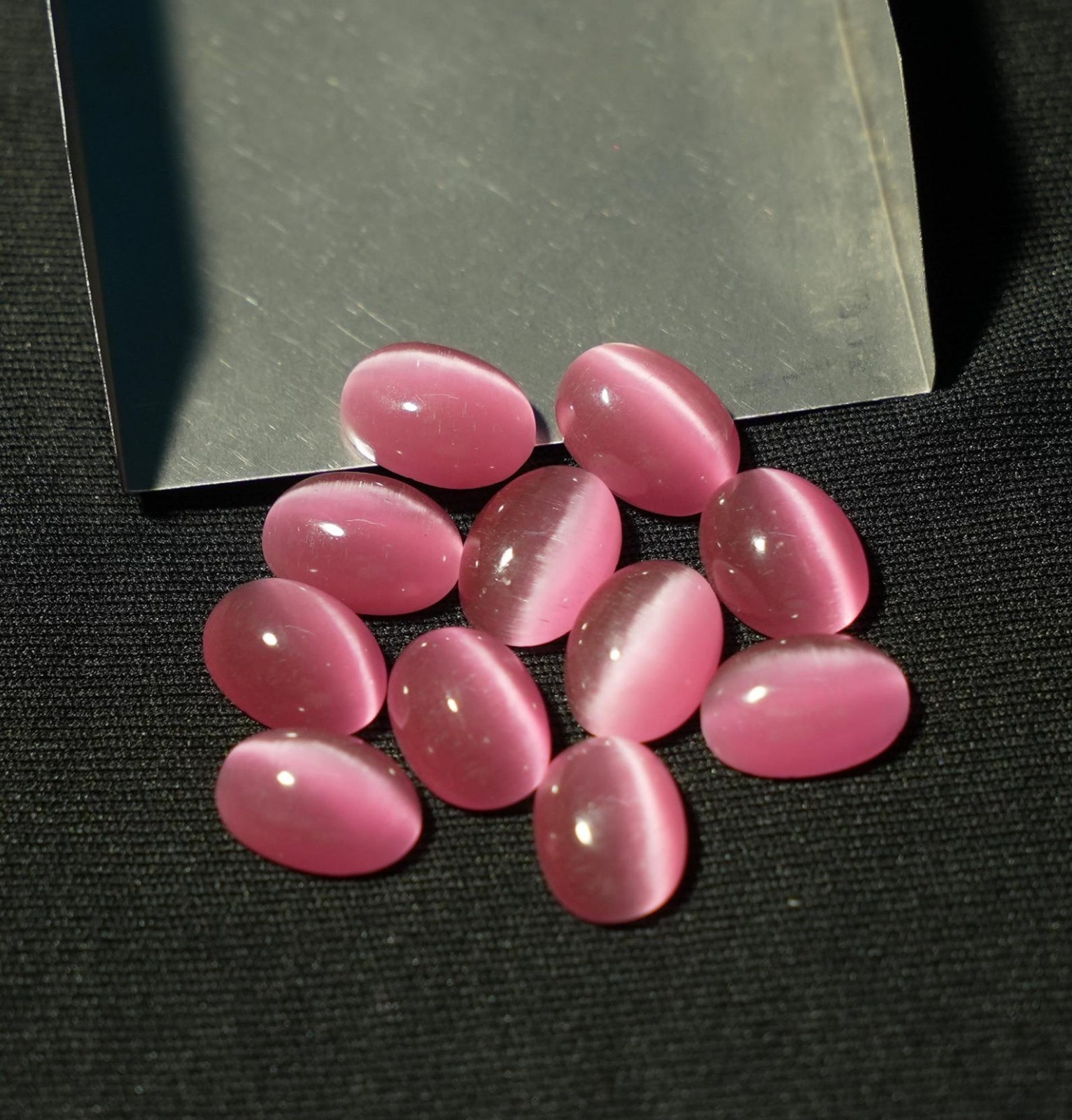 Natural Pink MonaLisa Gemstone Oval Cabochon 5x7mm to 20x25mm Loose Gemstone