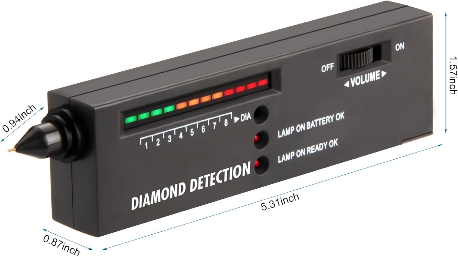 Professional Diamond Tester Pen – High Accuracy Gemstone Detector for Jewelers