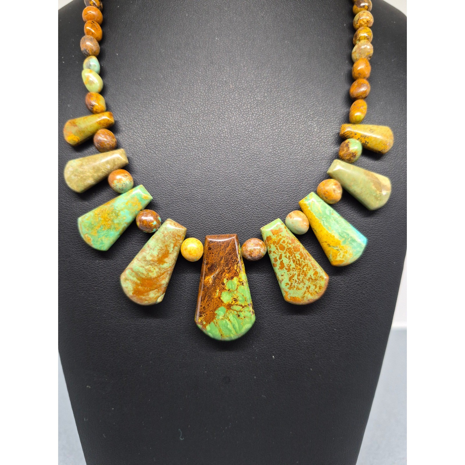 Jay King Necklace Woman Azure Peaks Turquoise Sterling Silver Statement HSN