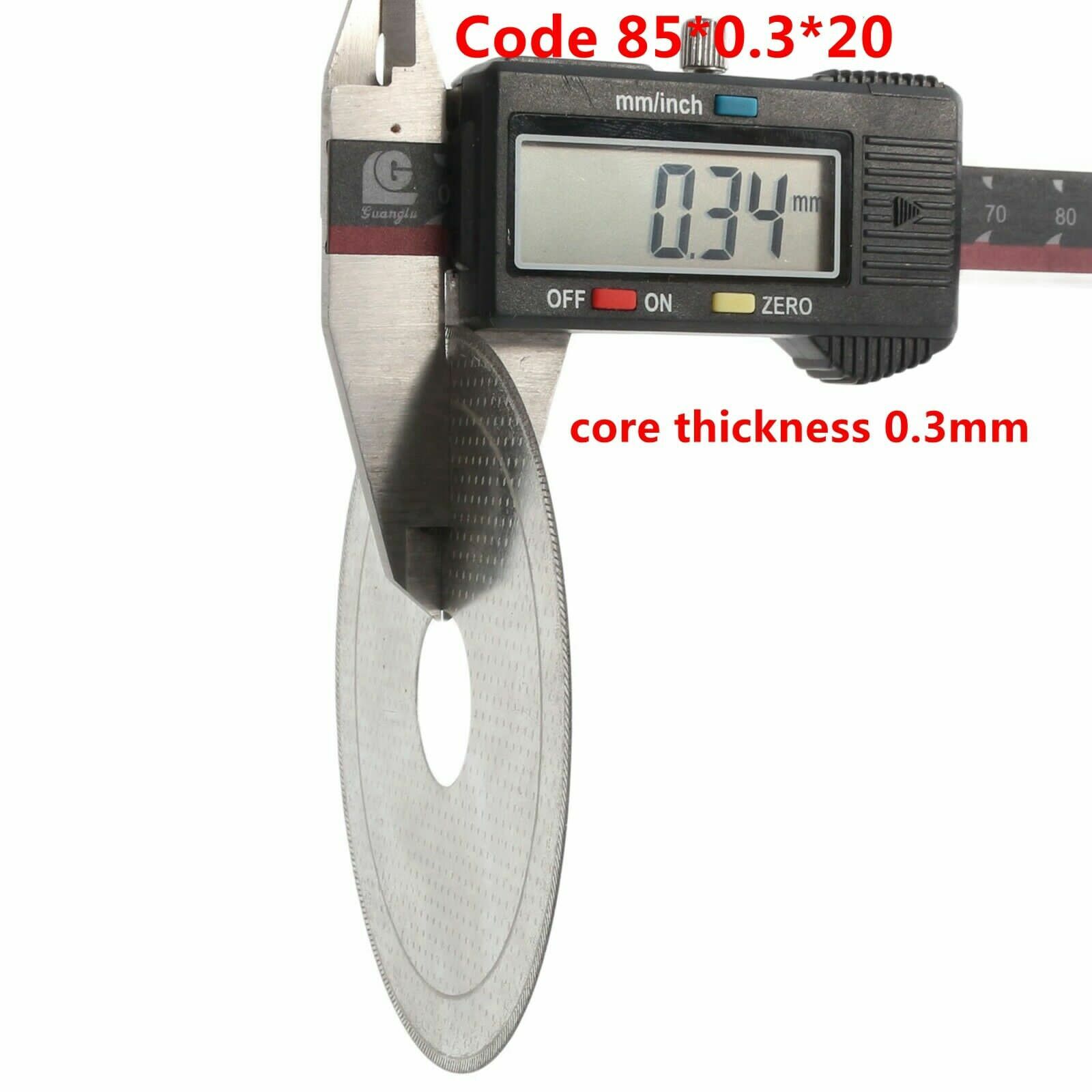 85mm Thin Edge Wet Diamond Blade Disc Lapidary Saw Tools Pack of 5Pcs