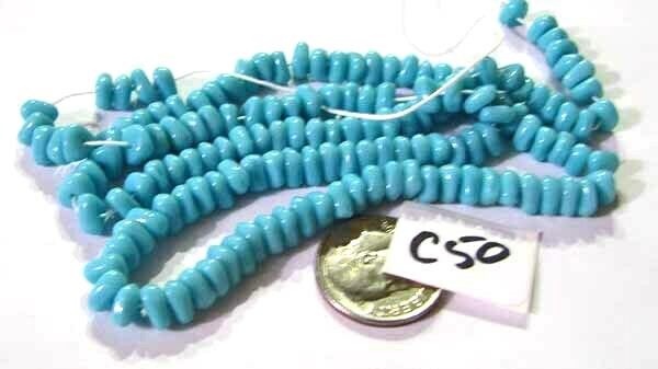 Czech Glass Flat Triangle Spacer CHOICE OF 9 COLORS 6x3mm 16″ strand Approx 150