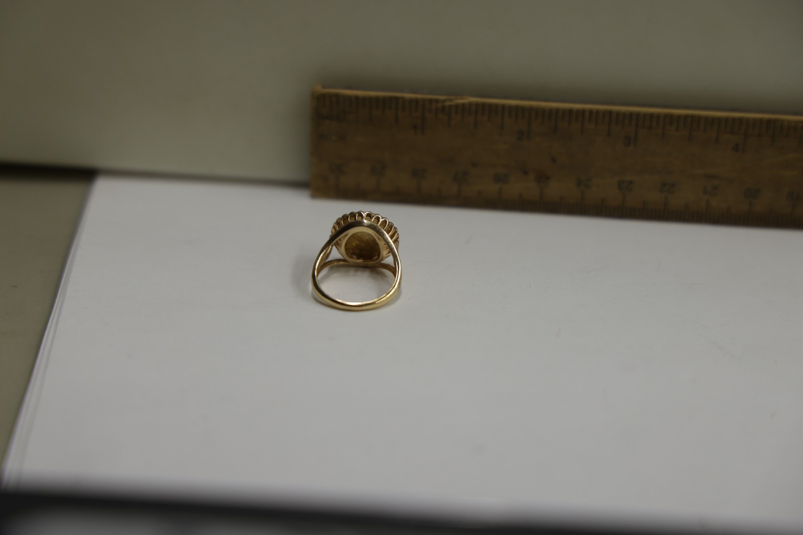 1851 US $1 Gold Piece Type 1 in 14k Ring Size 7 1/2 6.51 Grams