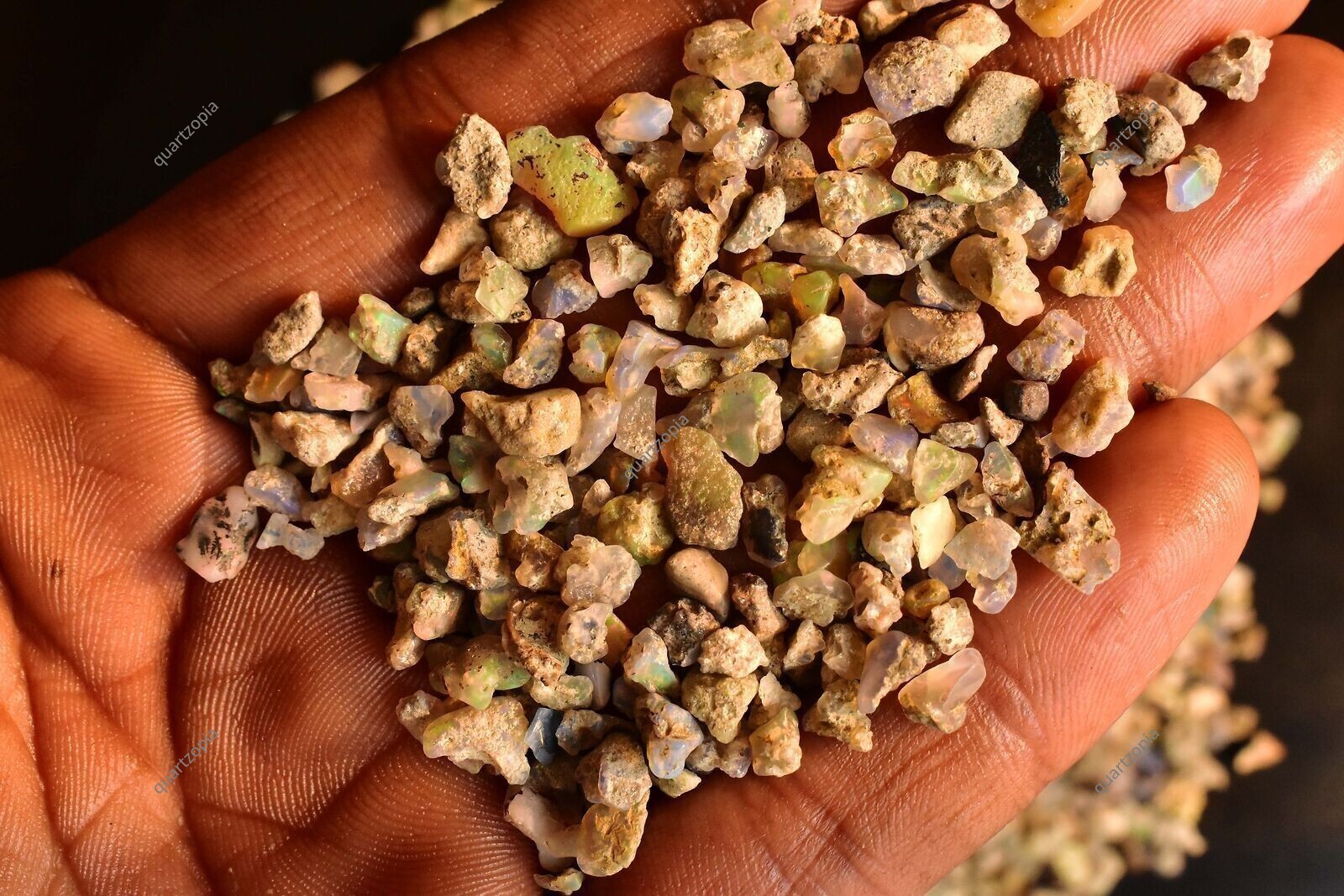 Natural Ethiopian Fire Opal 100 Cts Uncut Certified Gemstone Rough Lot