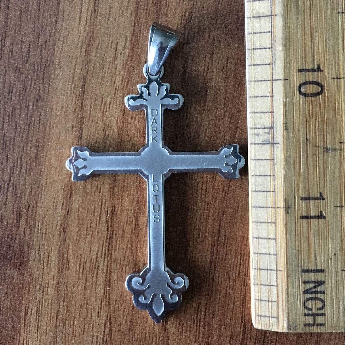 2.5INCH LARGE DARK LOTUS CHARM ICP HATCHET PENDANT JUGGALO JUGGALO MAN