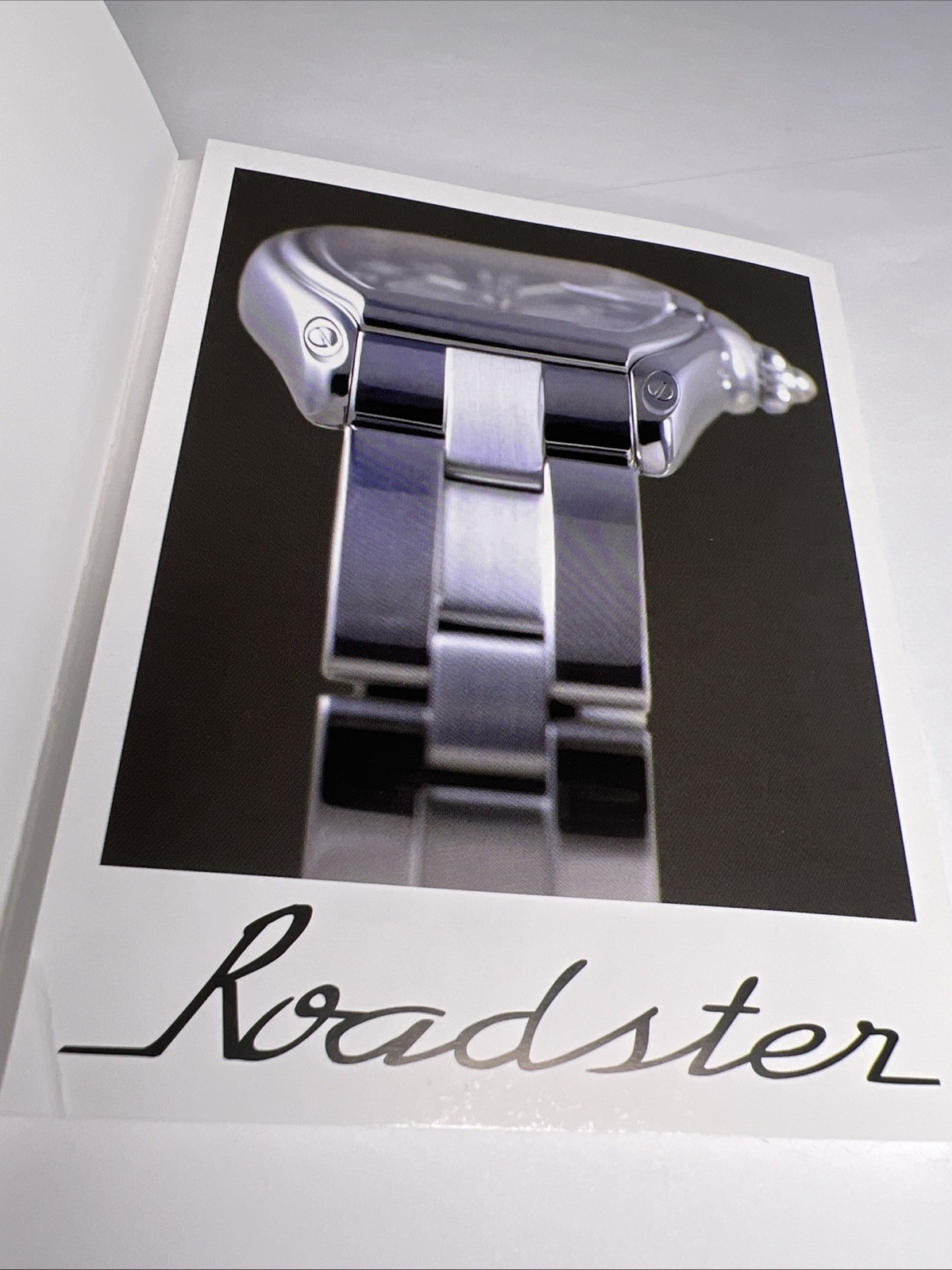Cartier Roadster Watches User Manual for Use Guide For Cal. 3110 Apx. 2001 -2011