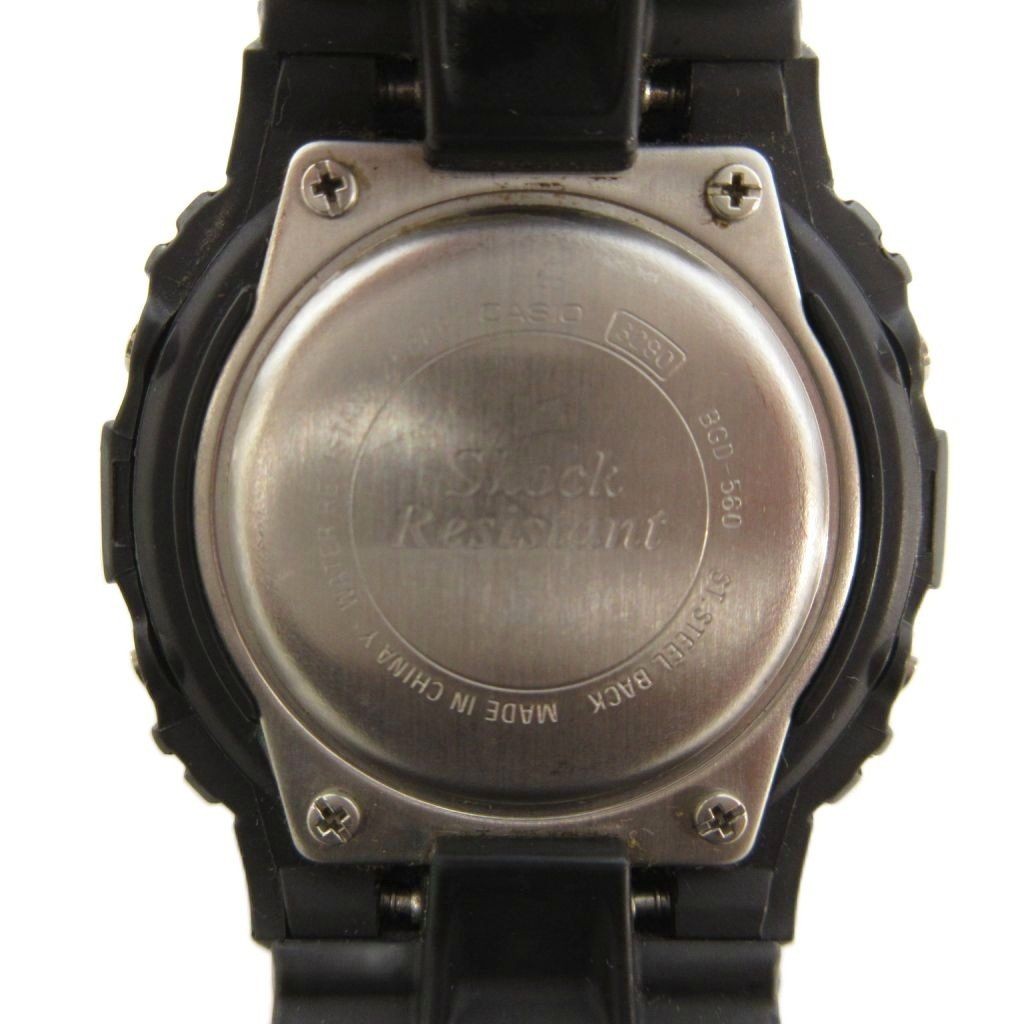 CASIO Baby G Watch Digital BGD 560 1JF Black from Japan