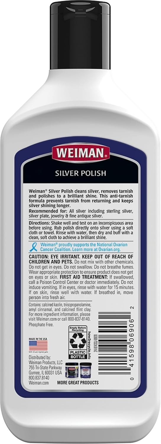 Unscented 8 Fl Oz Silver Cream Cleaner – Polish, Shine & Restore Effortlessly
