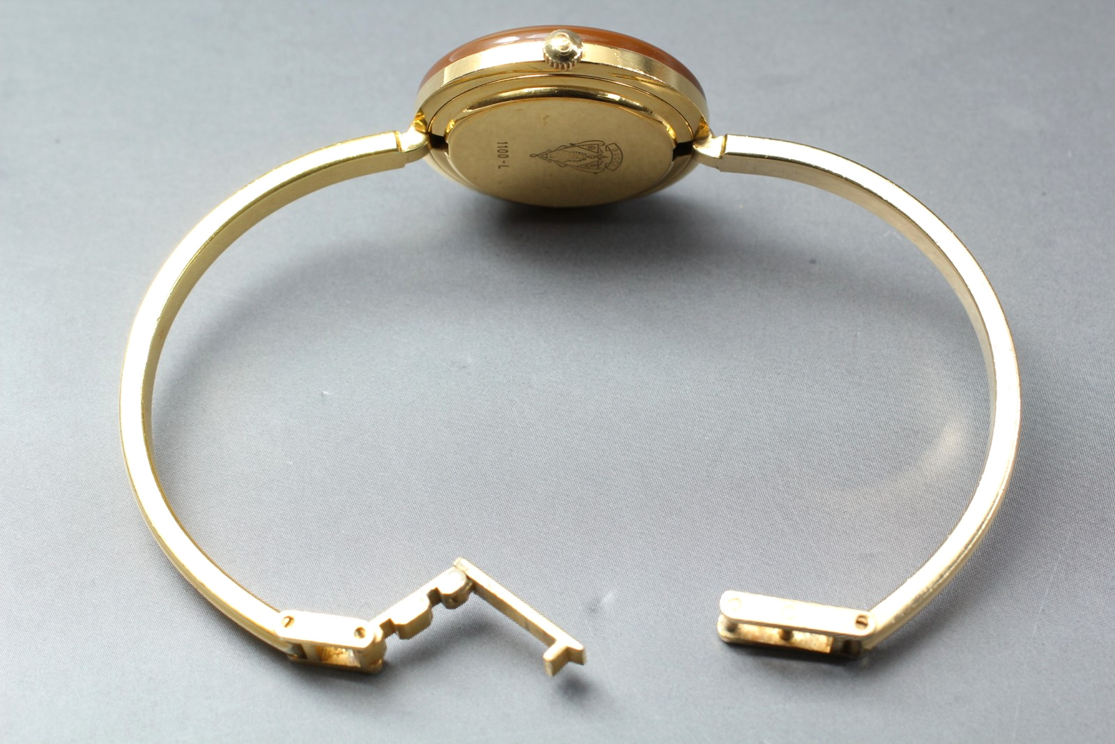[Exc+5] Vintage GUCCI Change Bezel 1100-L 26mm Brown Gold Quartz Women’s Watch