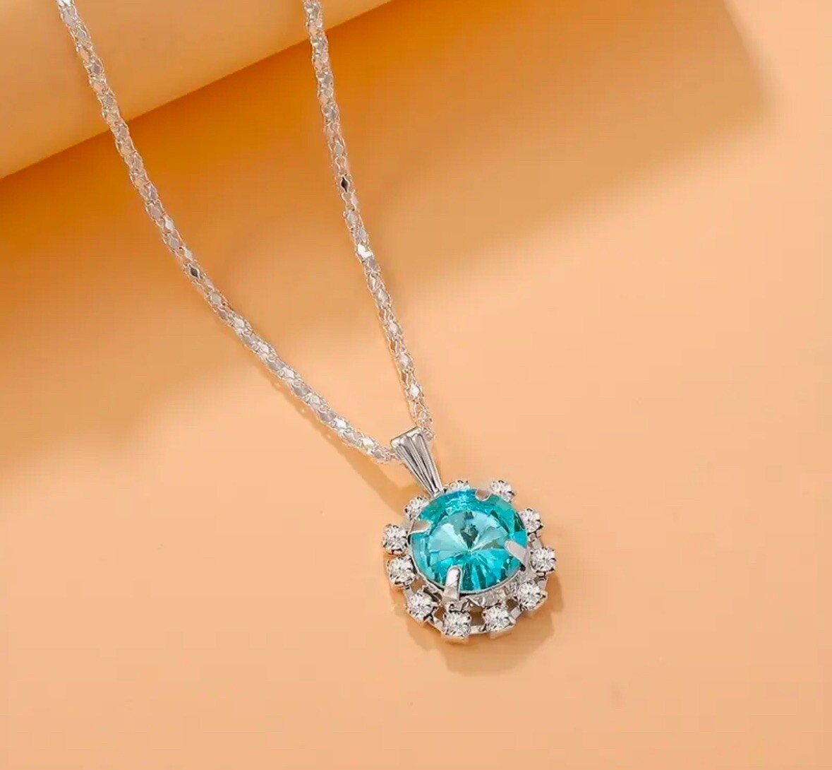 3 PC Classic Cubic Zirconia Necklace, Adjustable Ring, Earring Set Women’s 🔥