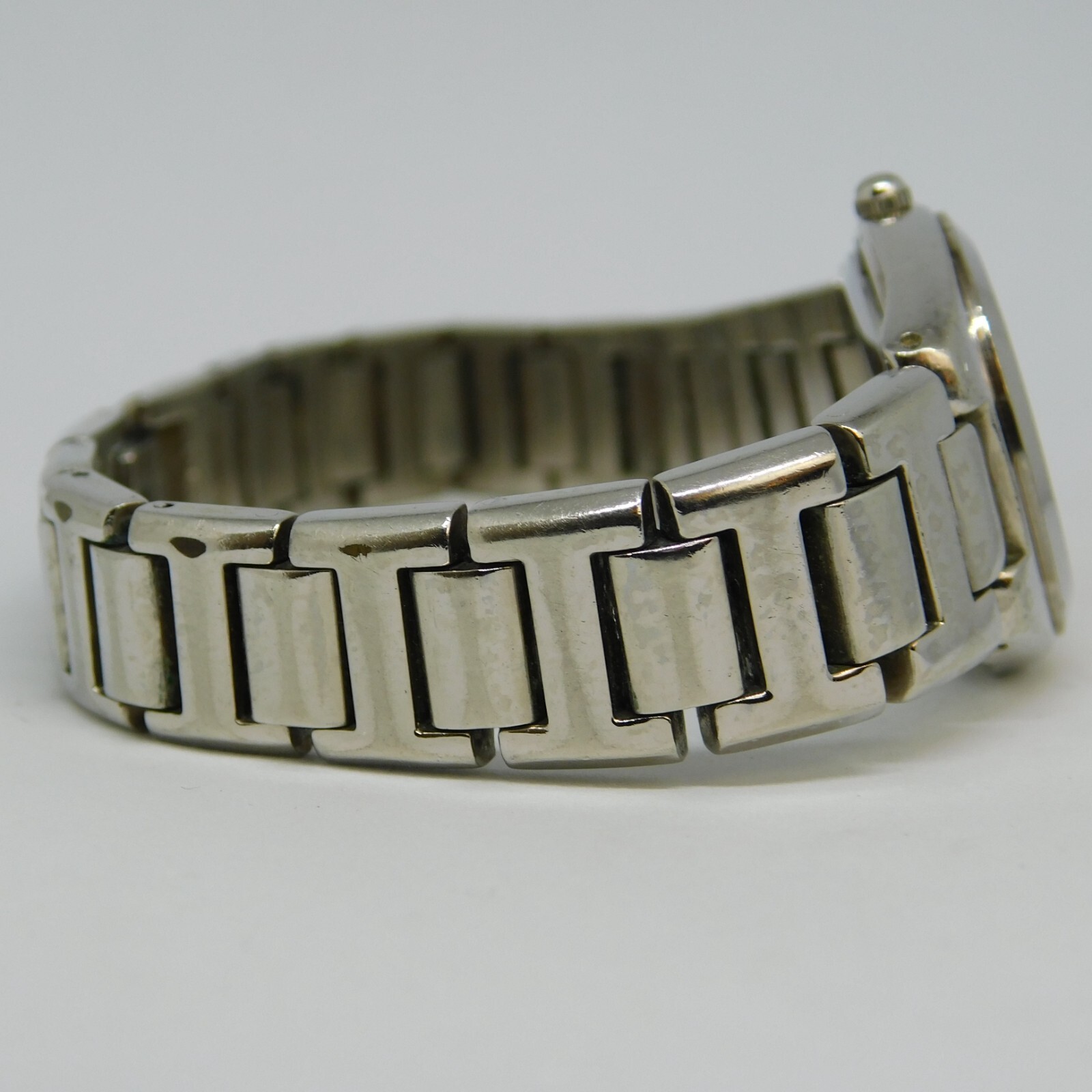 ANNE KLEIN II 10/3095 Silver Tone Quartz Analog Women’s Watch Sz. 7″ New Battery