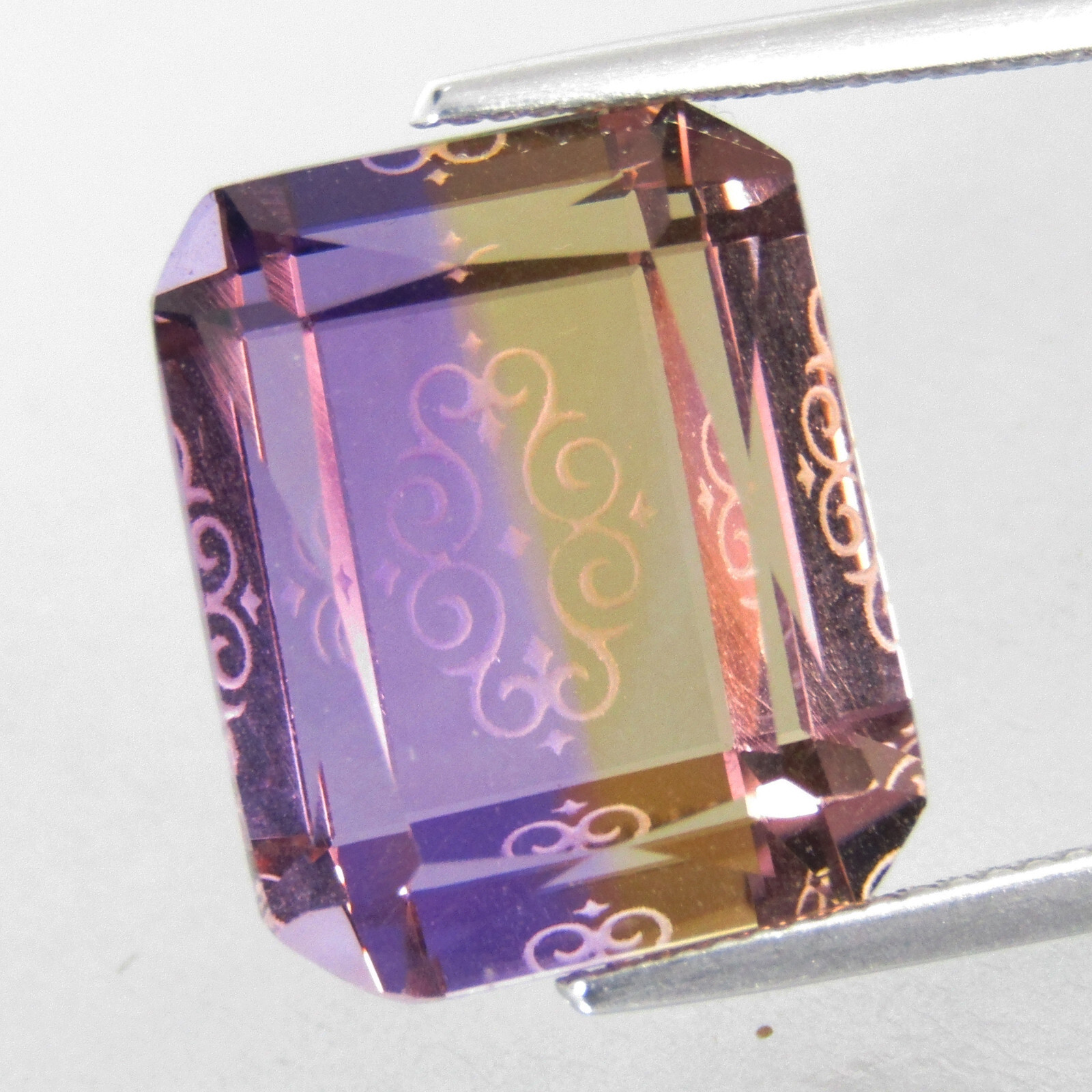 20.50Cts Outrageous Natural Bolivian Ametrine Collection Gemstone Emerald Cut