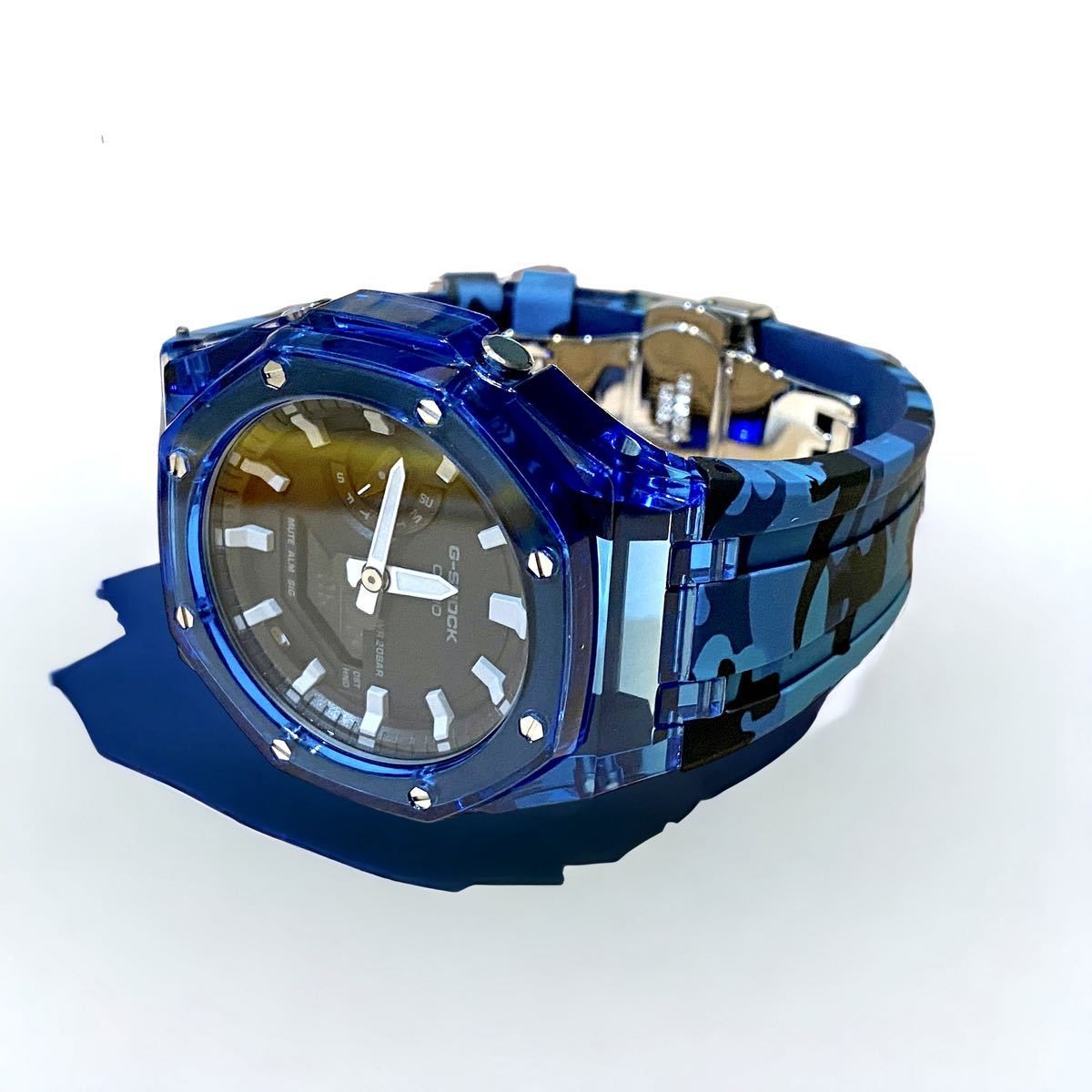 G-Shock custom bezel rubber belt set for G-Shock GA 2100 Casioak G-Shock hard re
