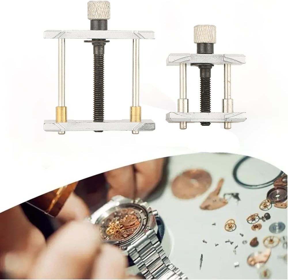 Easy-to-Use Metal Watch Movement Holder – Perfect for Hobbyists & Professionals