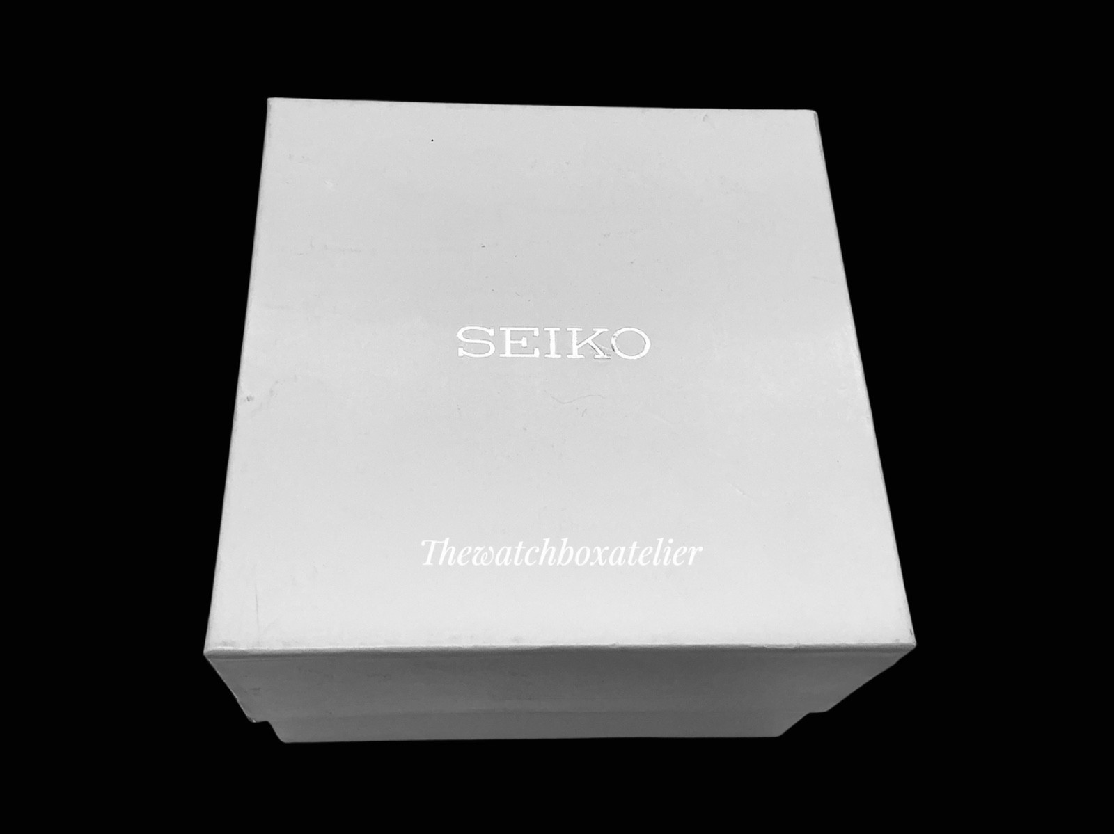 Seiko Presage Cocktail Time SRPE15J1 “Mockingbird” OEM Outer White Watch Box