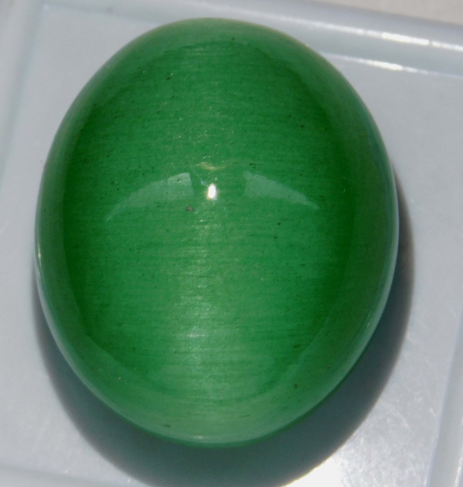 104.35 Ct Untreated Natural Green Chrysoberyl Cat’s Eye Cabochon Cut Gemstone