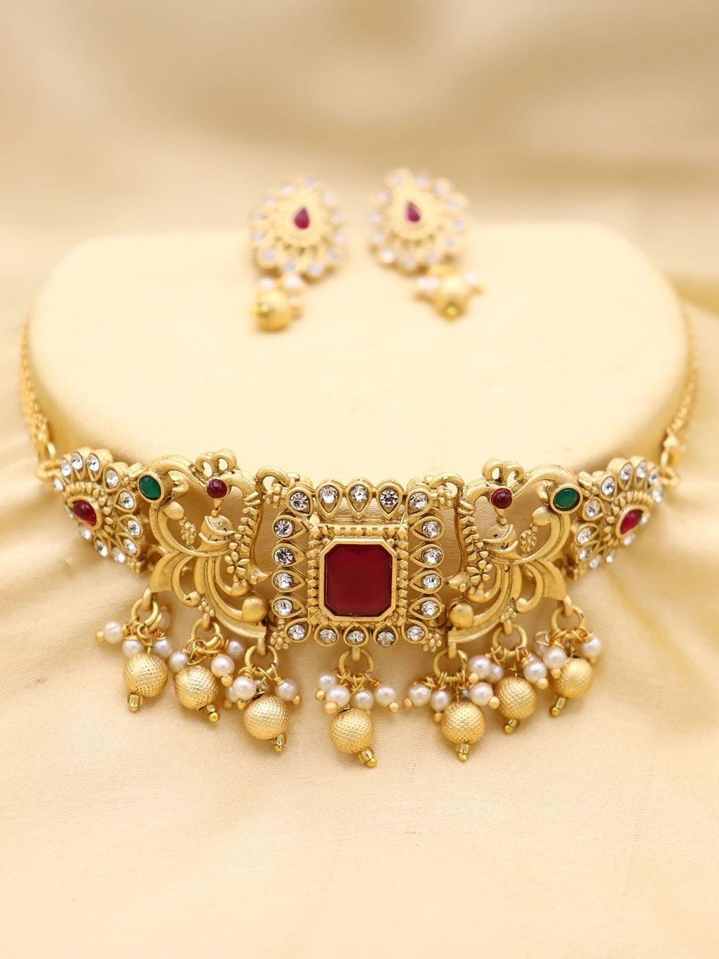 Alloy Multicolor Jewel Set (Pack of 1) wedding gift for women and girls