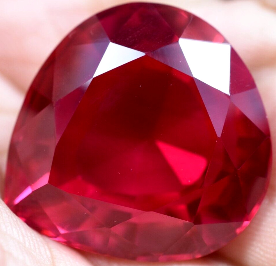 Natural 68.10 Ct Mogok Pink Huge Ruby Sparkling GGL Certified Loose Gemstone