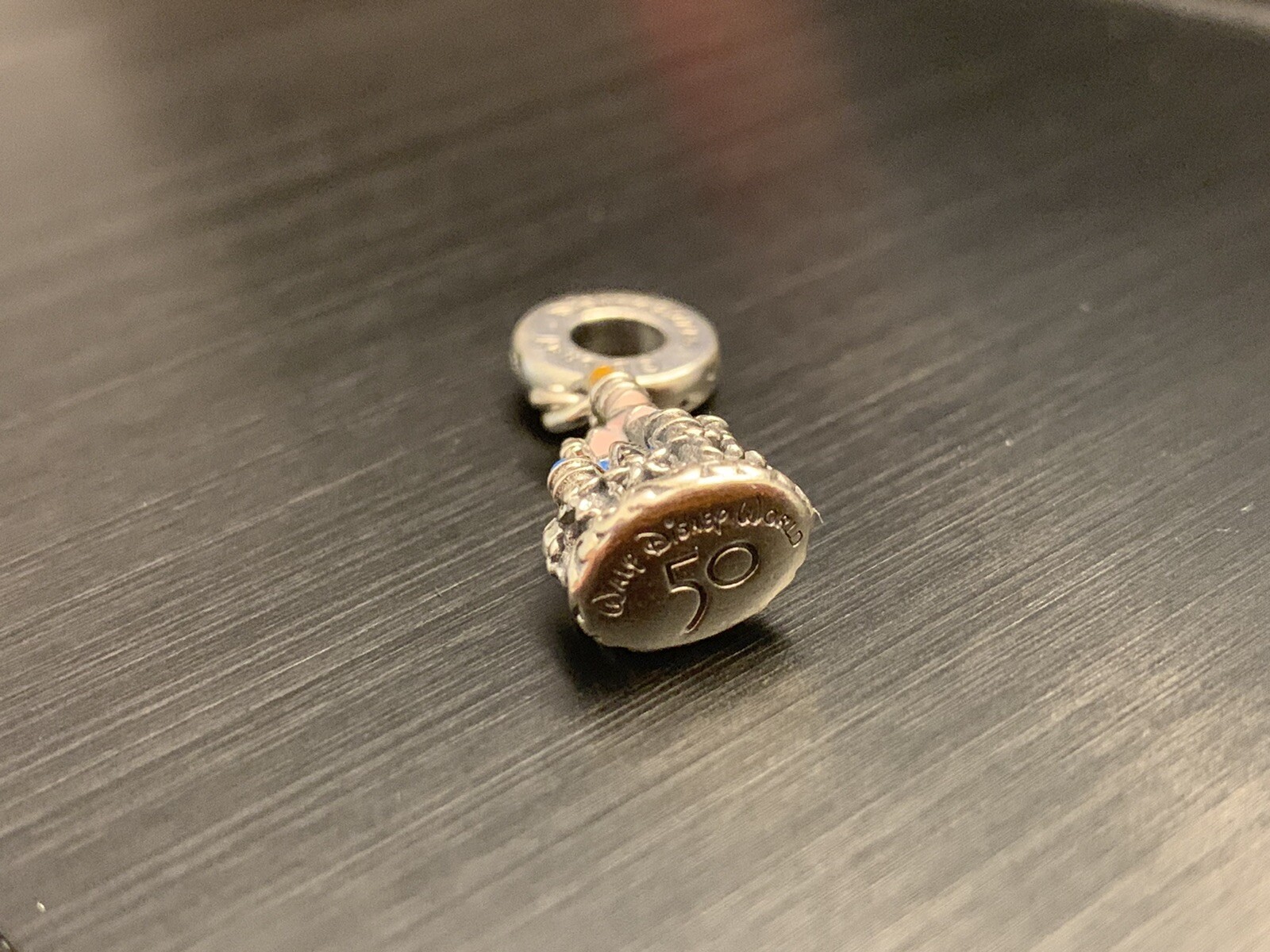 Genuine Pandora Walt Disney World 50th Anniversary Cinderella Parks Castle Charm