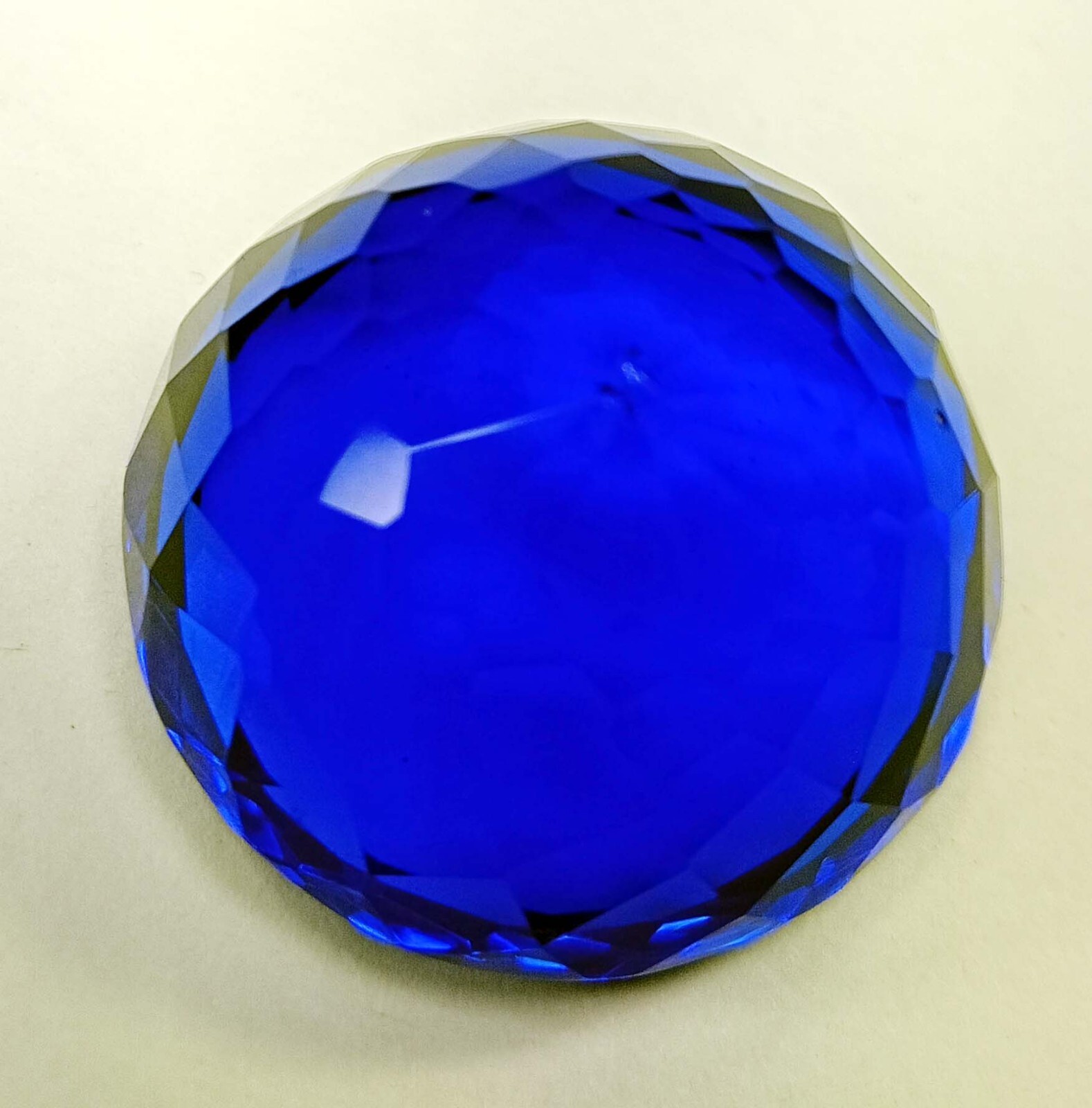 Round Cut 85+ Ct Royal Blue Topaz Natural Loose Gemstone For Pendant Making