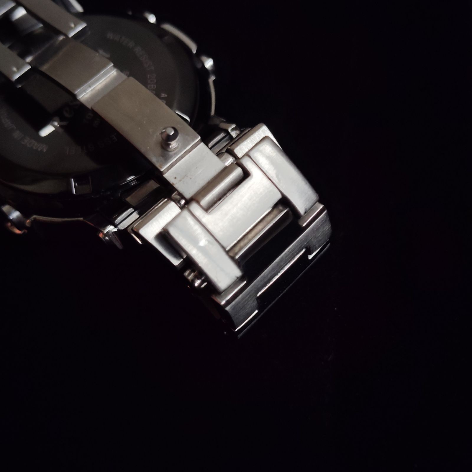 CASIO G-SHOCK FULL METAL AWM-500D-1AJF Silver Watch