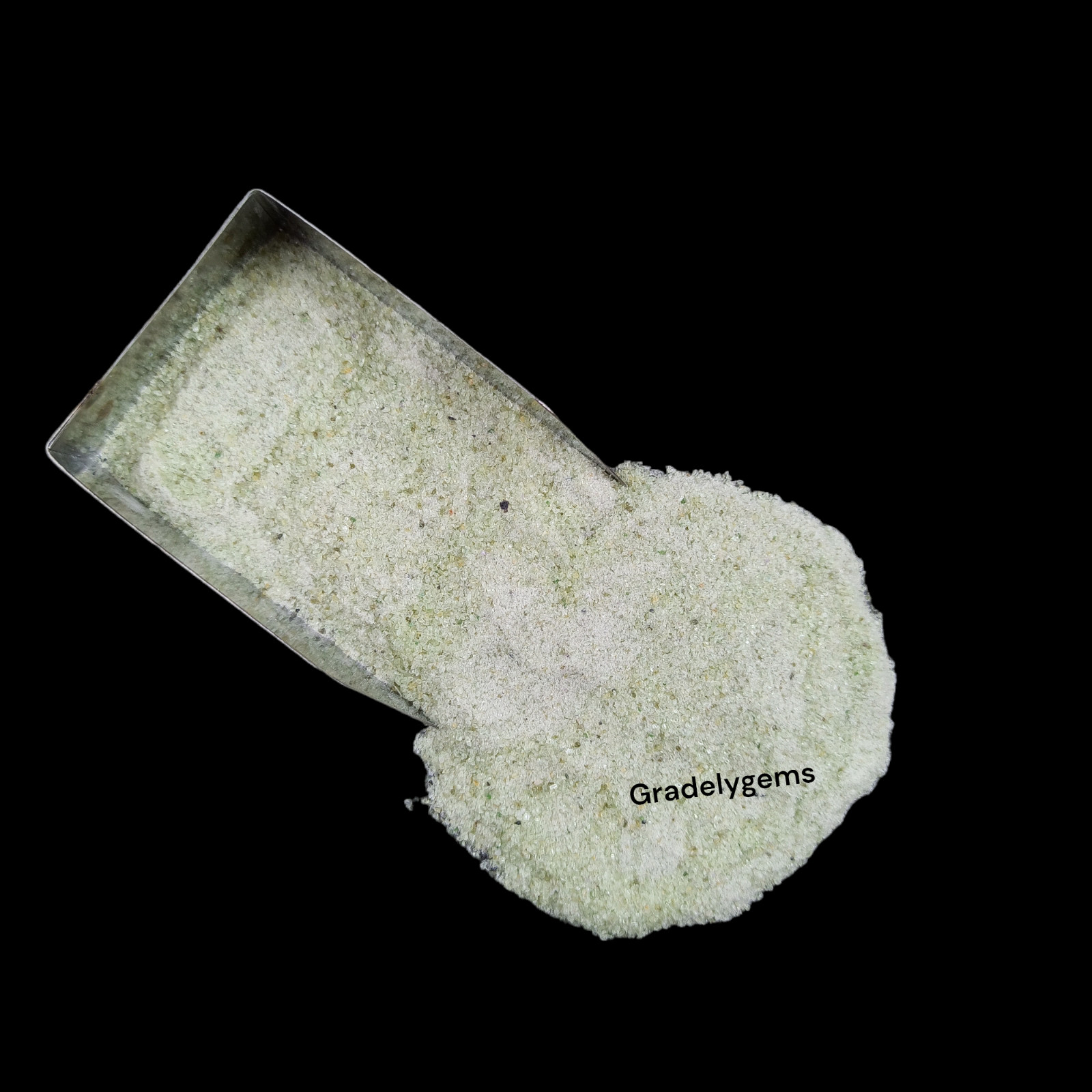 Peridot Gemstone Crushed Powder – Vibrant Green for Resin Art, DIY Crafts, Jewel
