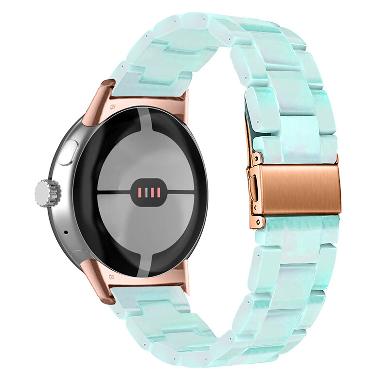 Replacement For Google Pixel Watch 1 2 Resin Stainless Steel Watch Band Strap