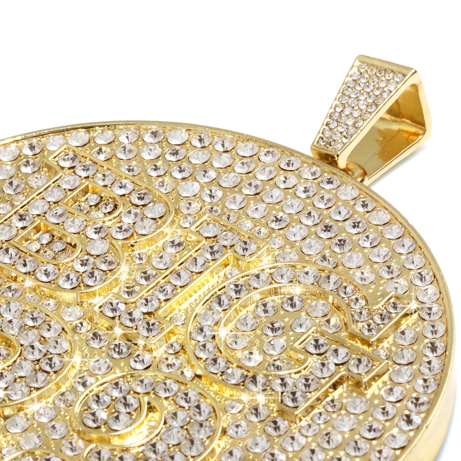 14K Rope Chain Necklace 10mm 24″ & 30″ | BIG 23 Gold Plated XXL Hip Hop Jewelry