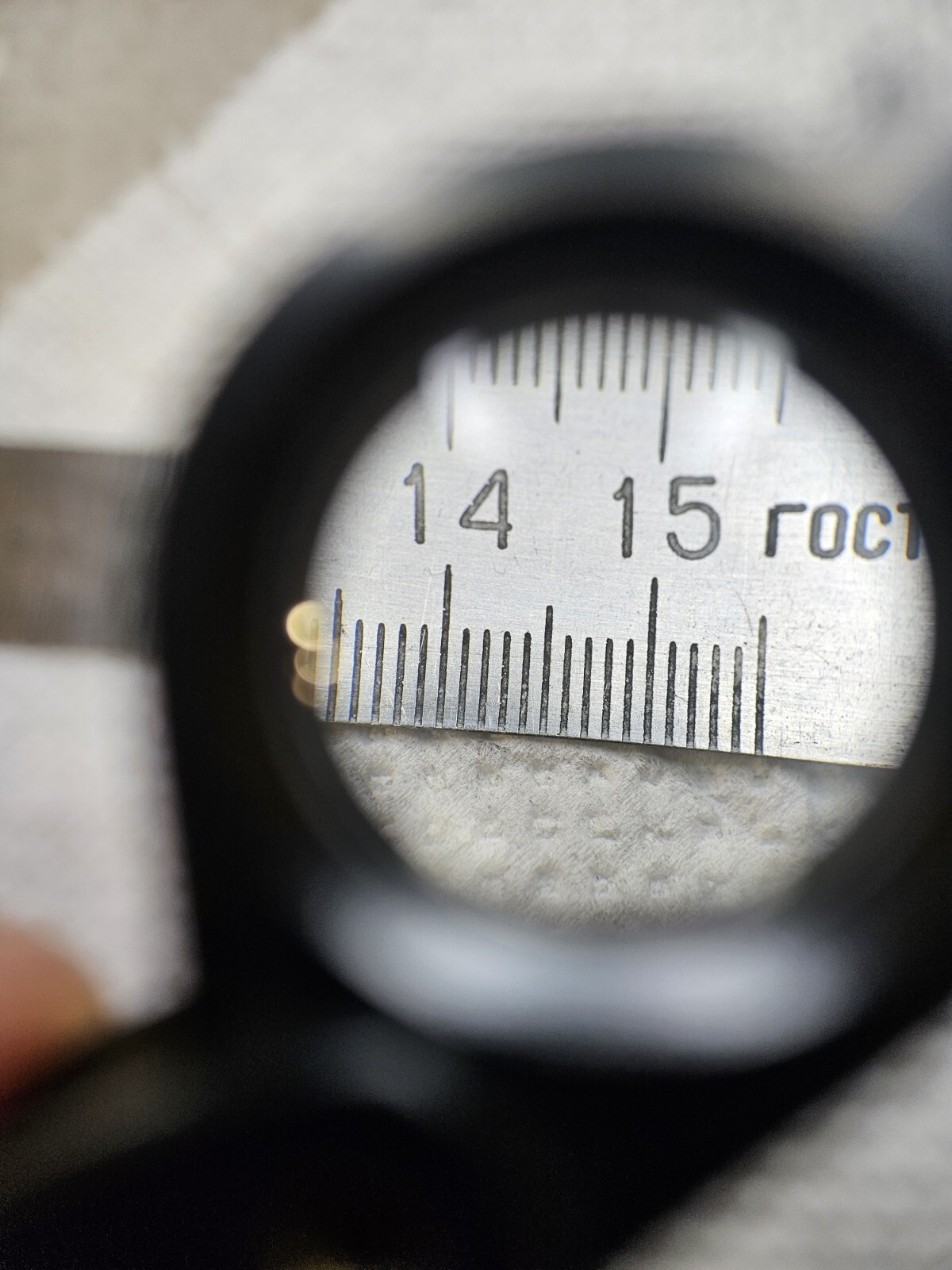 Viewing magnifying glass LP-3-6x, USSR. Loupe USSR .