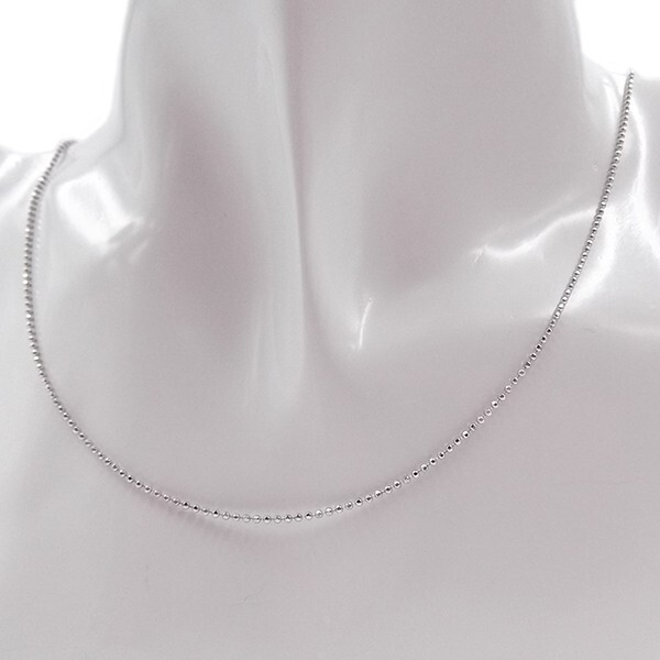 925 Silver Balls Chain Necklace Chain Balls Balls Men Women Various Sizes