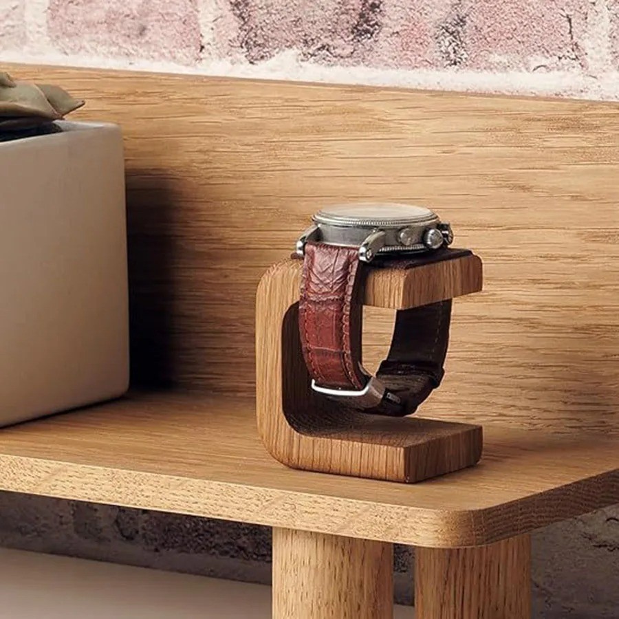Wooden Watch Display Stand Gifts Table Top Ornament Jewelry Storage Rack Gifts