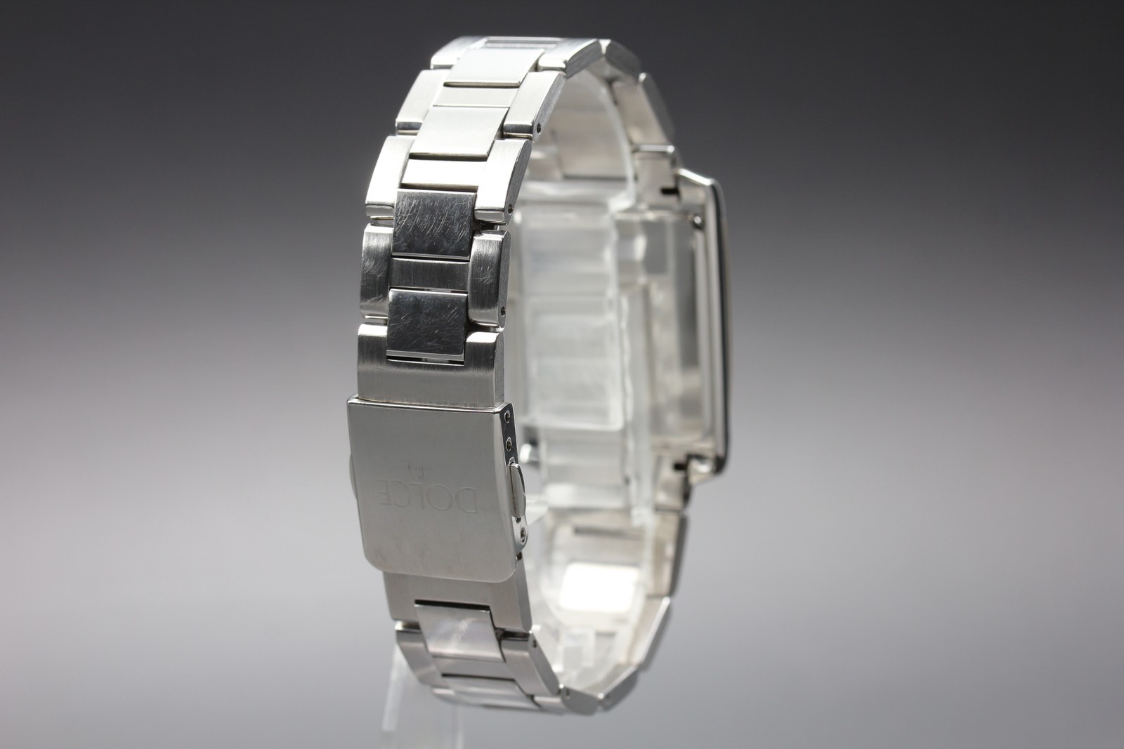 Vtg 1998 N MINT Seiko Dolce 5E61-5A40 Quartz Two-Tone Tank HAQ Mens Watch JAPAN