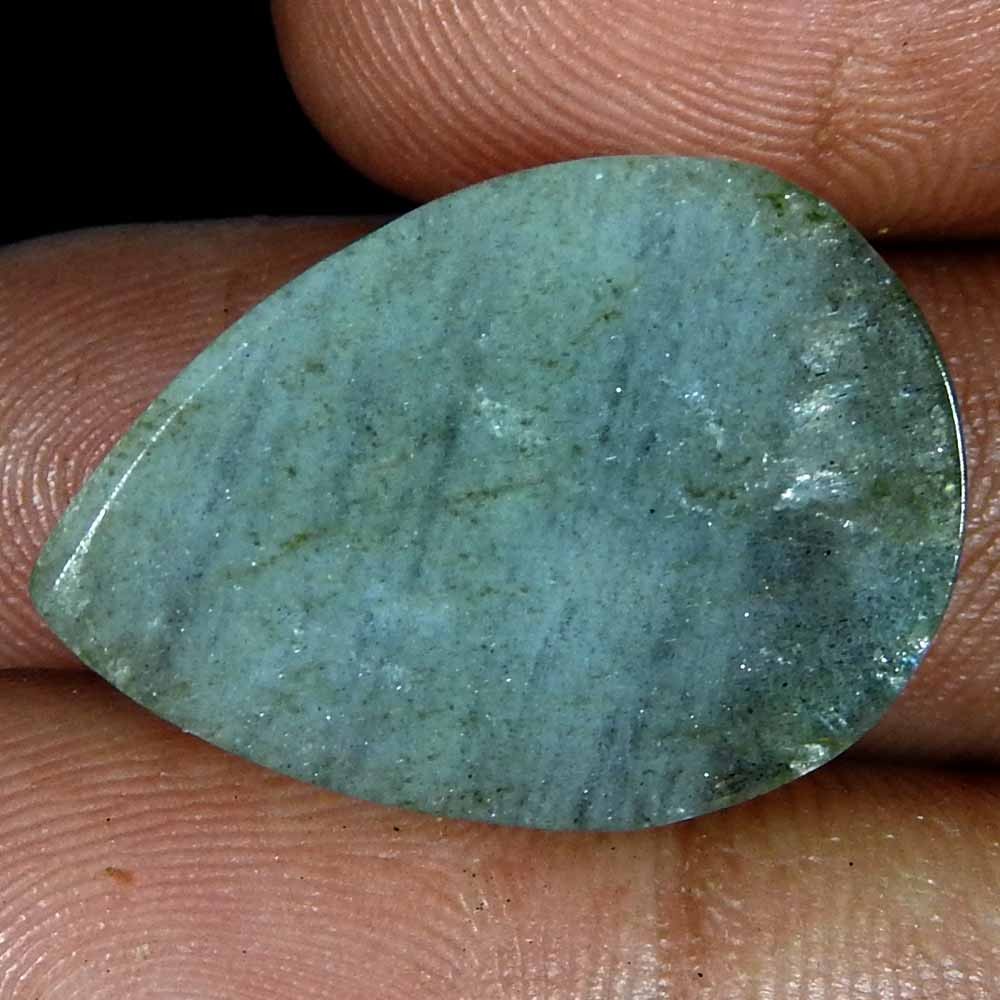 Natural Blue Labradorite Pear Cabochon Loose Gemstone 26.75 Ct