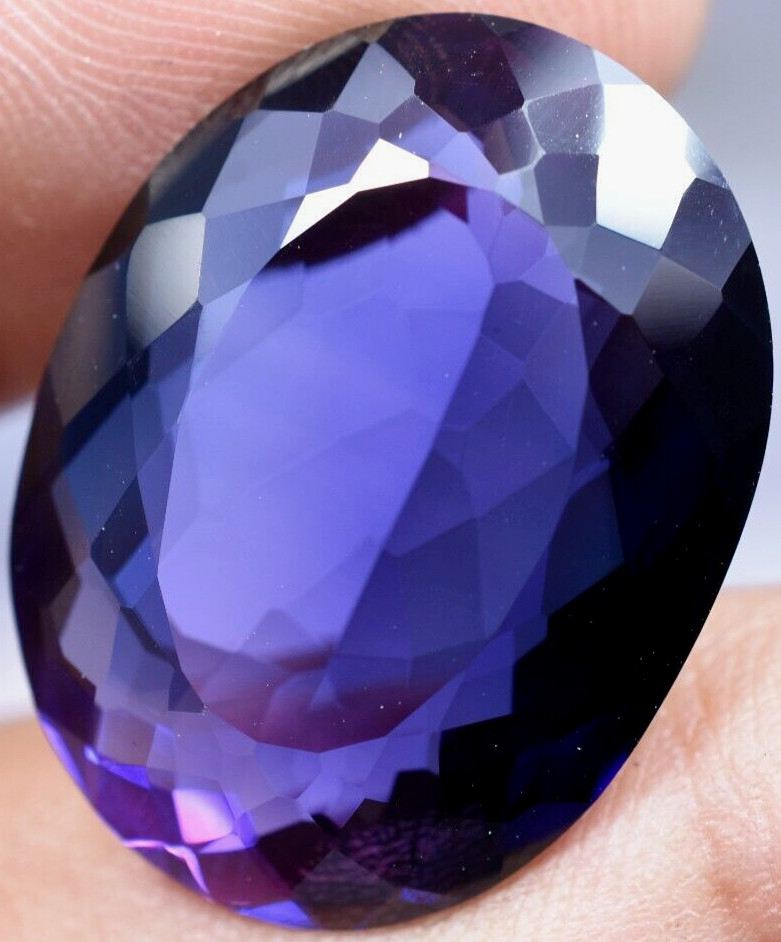 Natural 30.00 Ct Boysenberry Sapphire GGL Certified fabulous Loose Gemstone