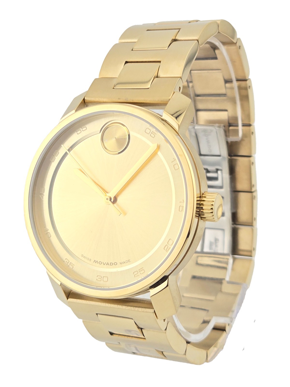 Movado Bold Access 3600912 Men’s Gold Dial Gold Tone Watch