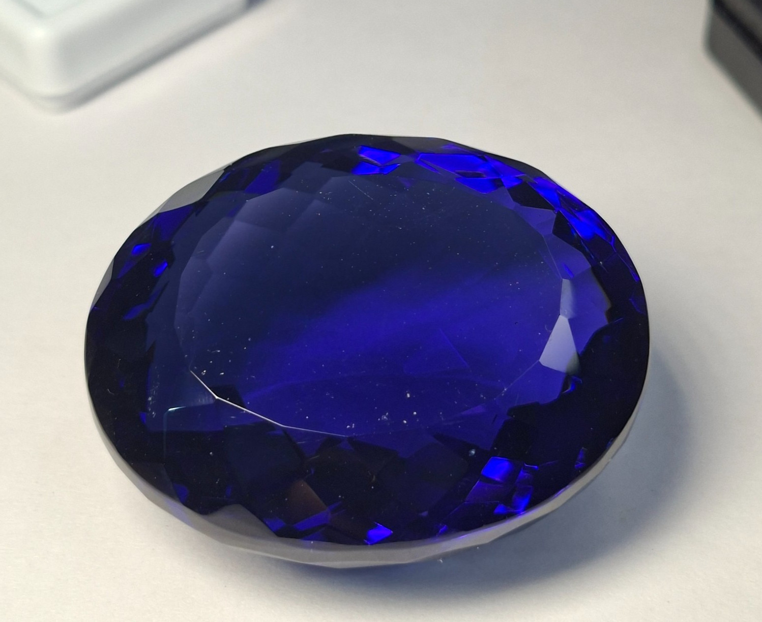 Lab-Created Purple Amethyst Oval Shape 231-233Ct Loose Gemstone Certified TQ1869