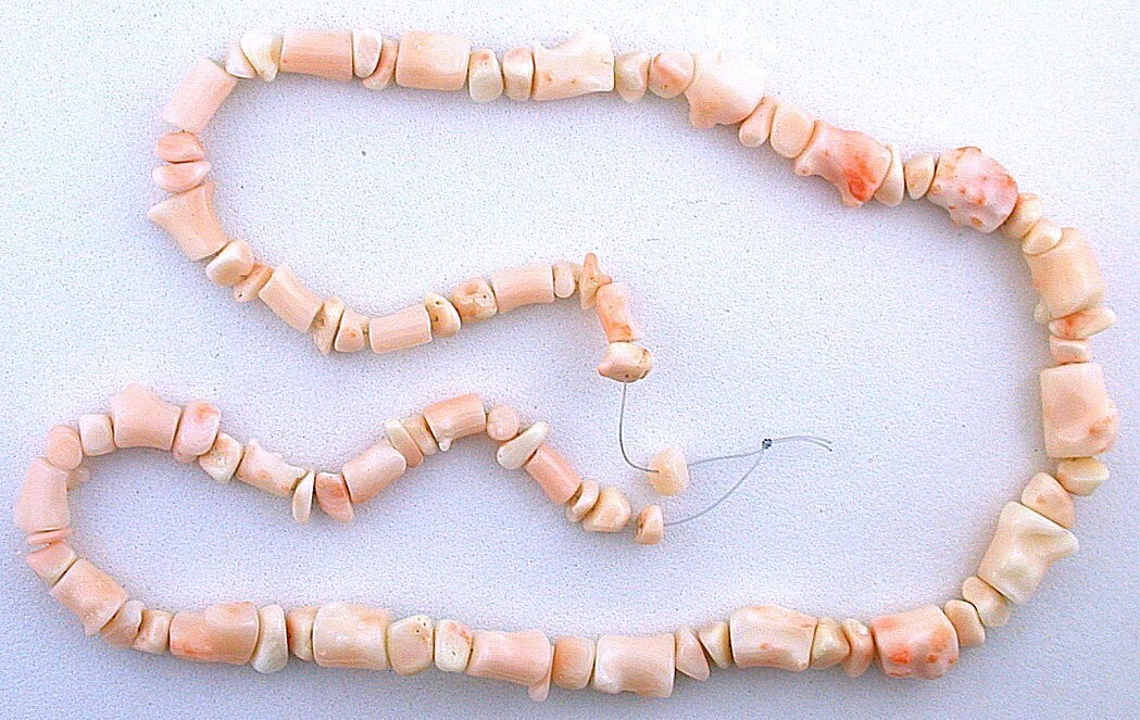 6.5mm To 10.5mm Branch 3mm 4mm Chip Spacer Italian Angel Skin Coral Bead Strand