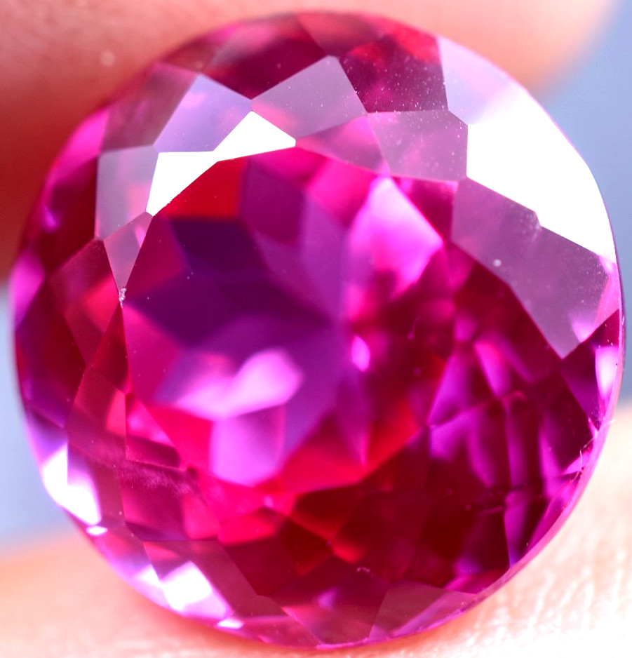 Extremely Rare & Natural 12.45 Ct SUNRISE RUBY GGL Certified Loose Gemstone