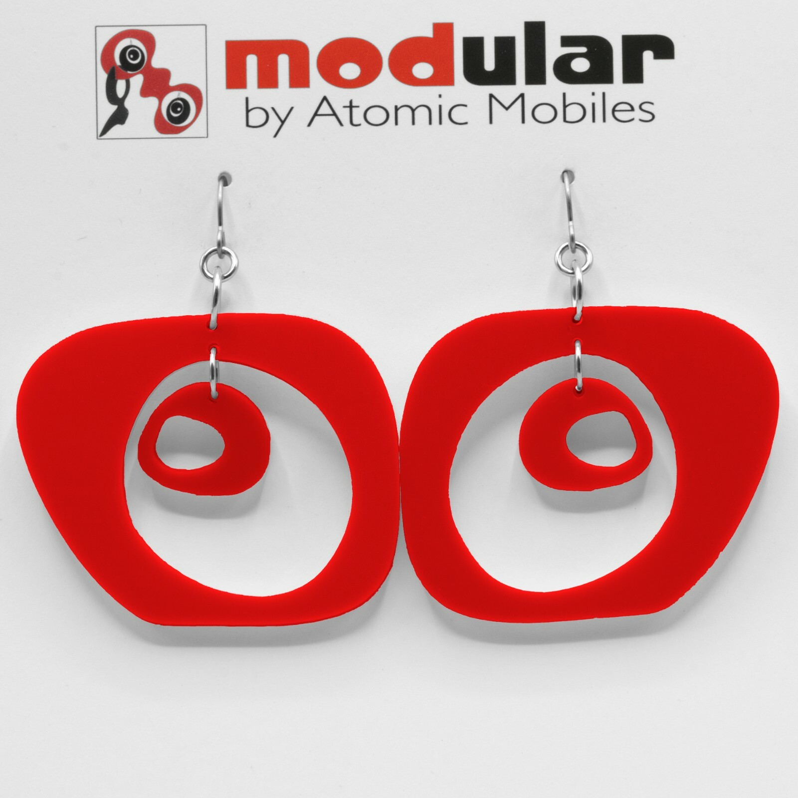 PARIS Statement Earrings – MOD Retro Mid Century Modern Style Gift For Her