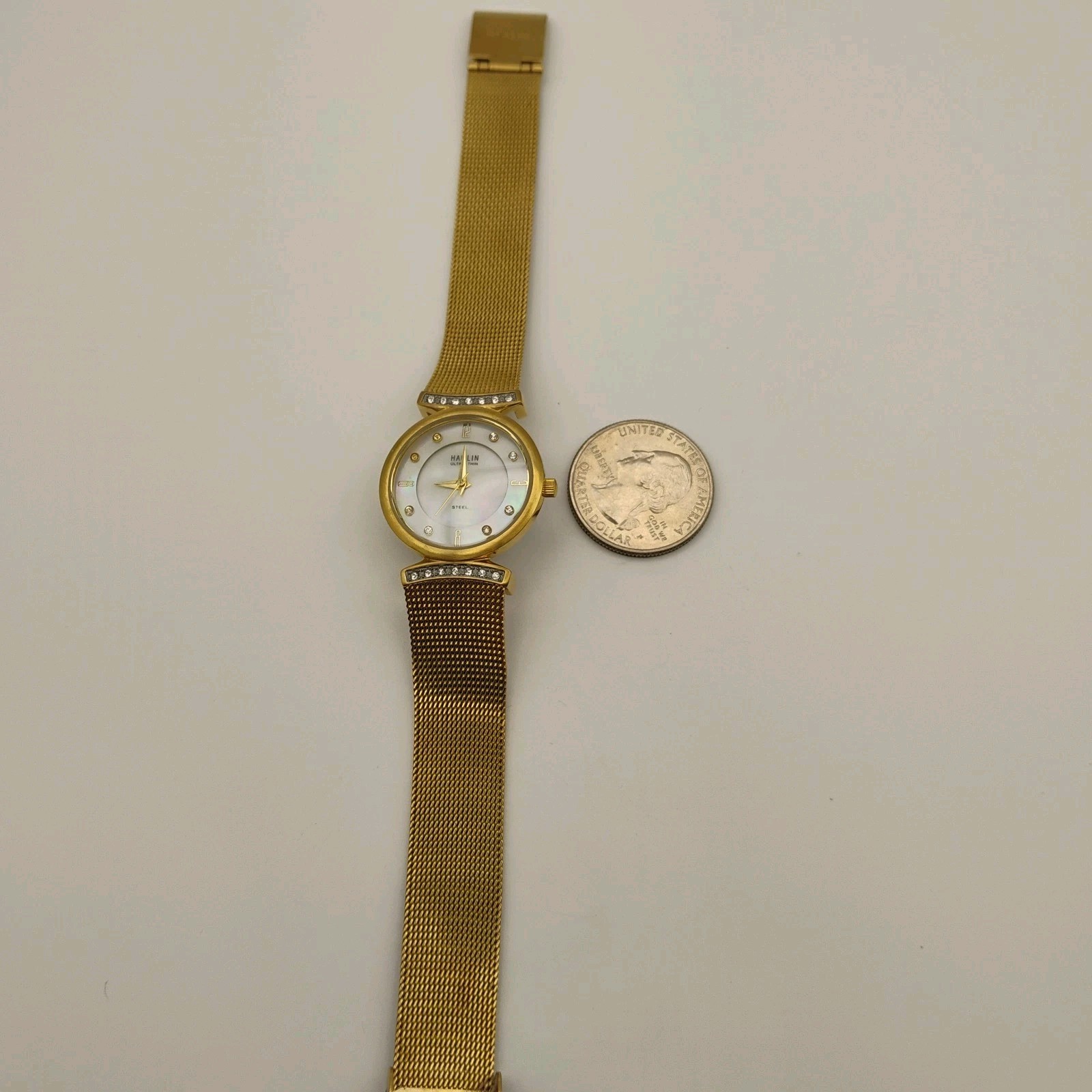 Lot Of 3 Vintage Ladies Stainless Steel Mesh Watches Needs Batteries
