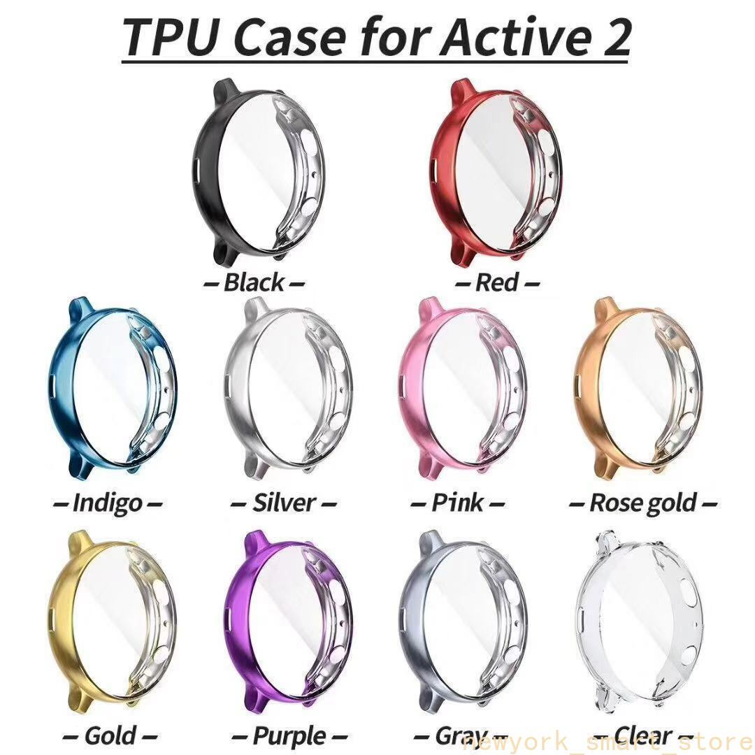 2 TPU Full Cover Case Screen Protector For Samsung Galaxy Watch Active 2 40/44mm