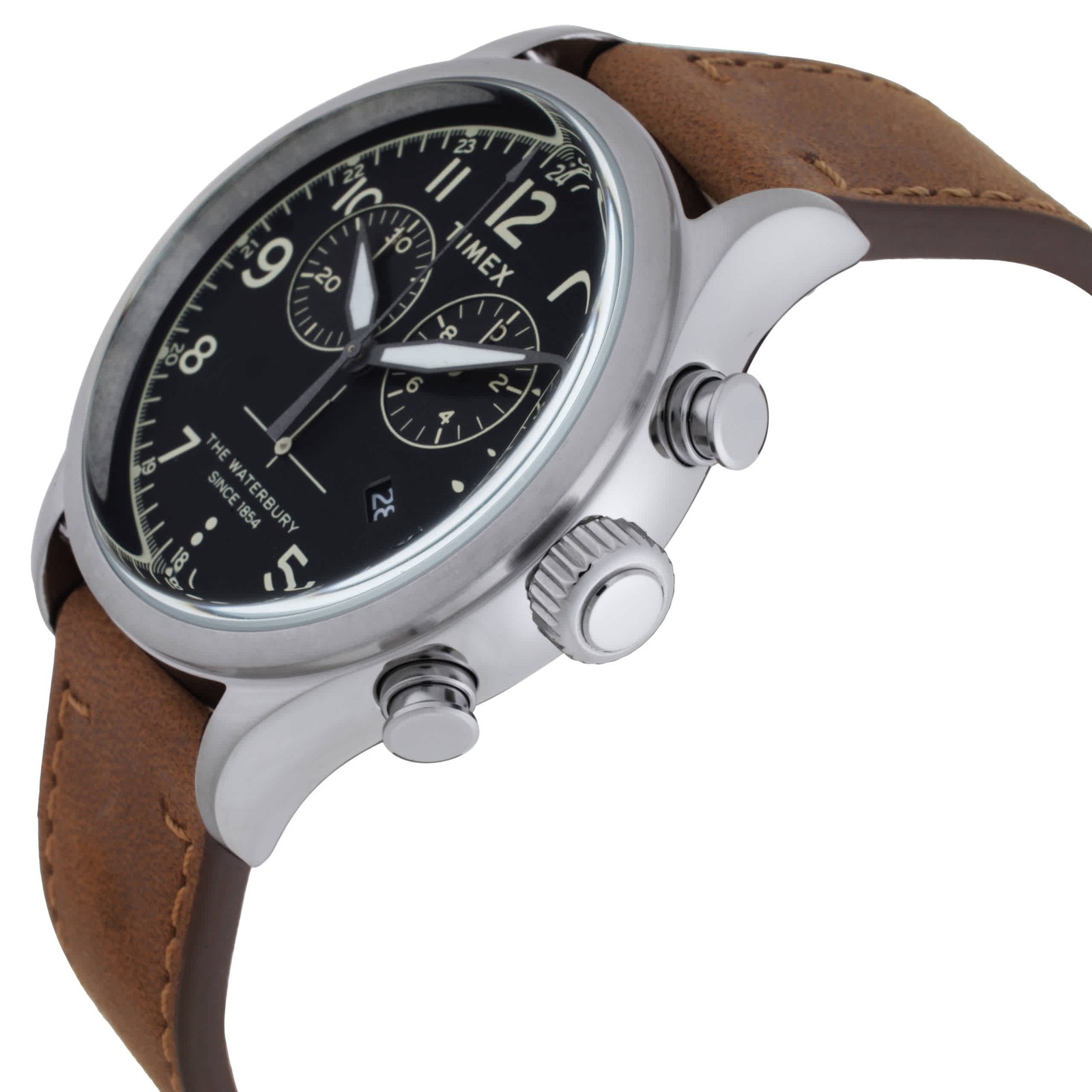 Timex Waterbury Quartz Black Dial Men’s Watch TW2R70900