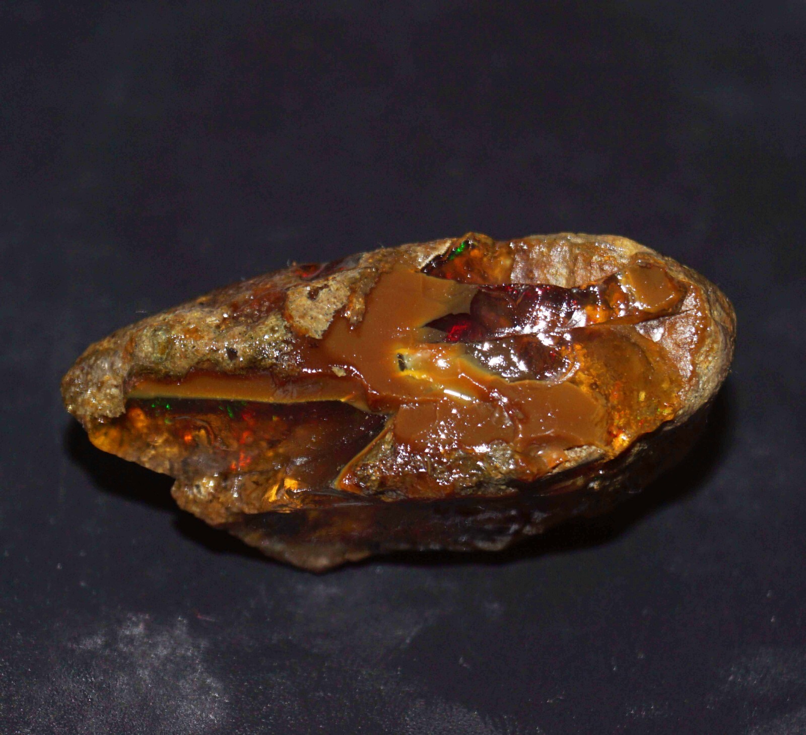 111.90 Ct Certified Natural Ethiopian Black Opal Welo Fire Rough Loose Gemstone