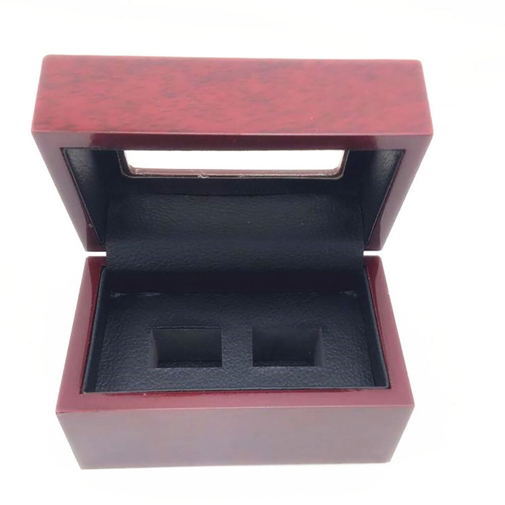 1-7 Holes Championship Ring Display Case Box Wooden Collection Storage Box F