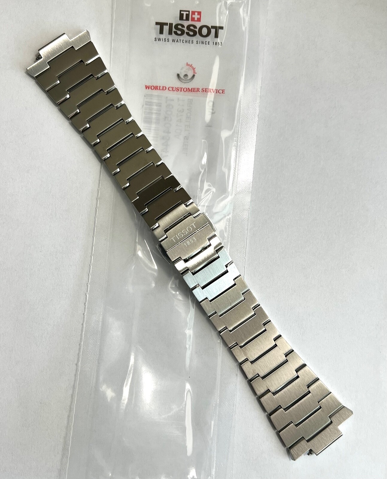 Original Tissot PRX T137407A / T137410A Metal Steel Watch Band Bracelet w/ Pins