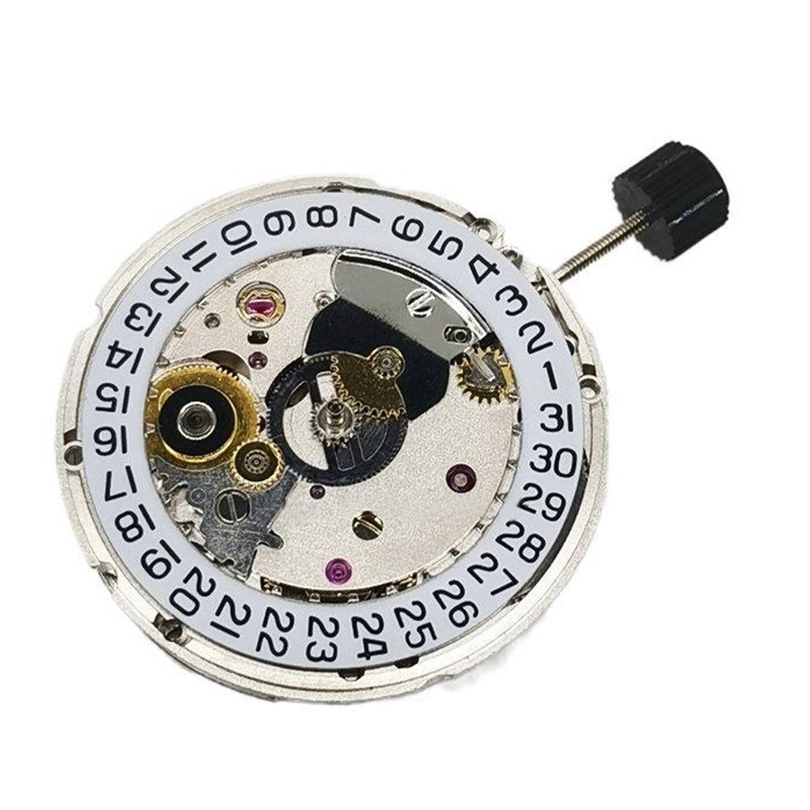 25.6mm 23 Jewels Automatic 3 Hand Watch Movement For ETA C07.111 Chronoscope