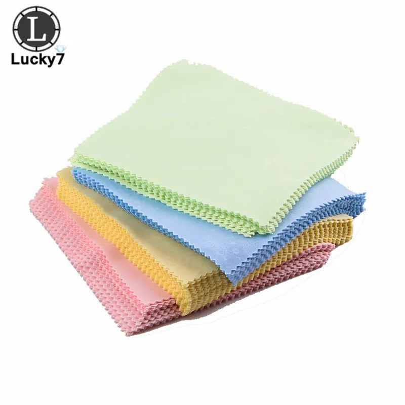 10Pcs Wholesale Jewelry Cleaning Cloth Cotton Cashmere Titanium Steel Maintenanc